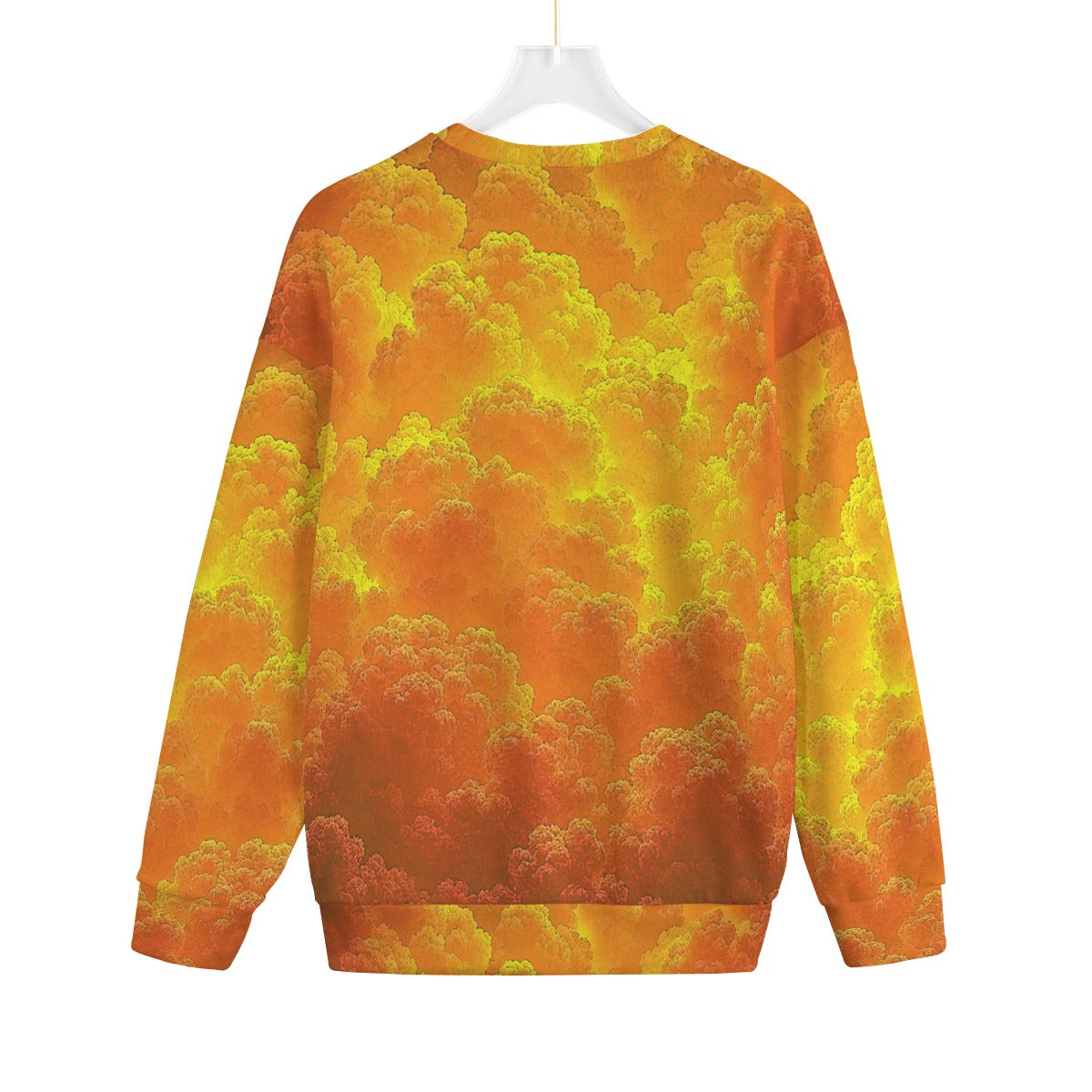 Unisex Drop-shoulder Knitted Fleece Sweater - view 2