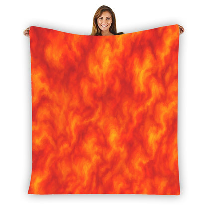 Unisex Single-Side Printing Flannel Blanket