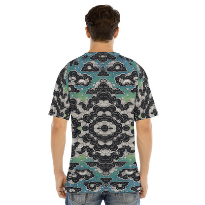 Men's Raglan Sleeve T-shirt With Button Closure