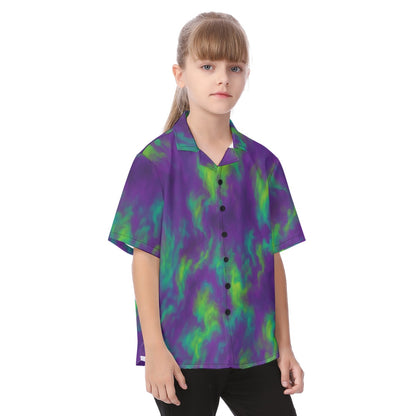 Unisex Kid's Hawaiian Vacation Shirt