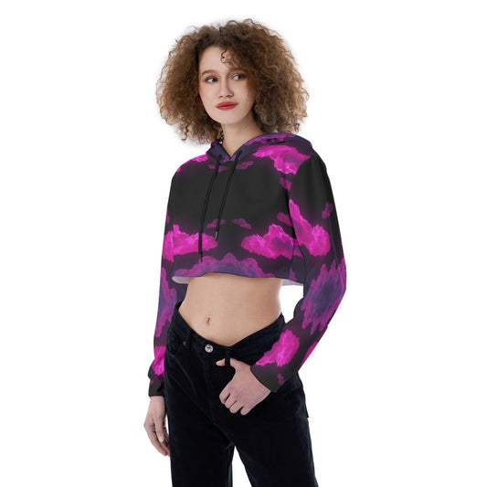 Women's Crop Top Hoodie