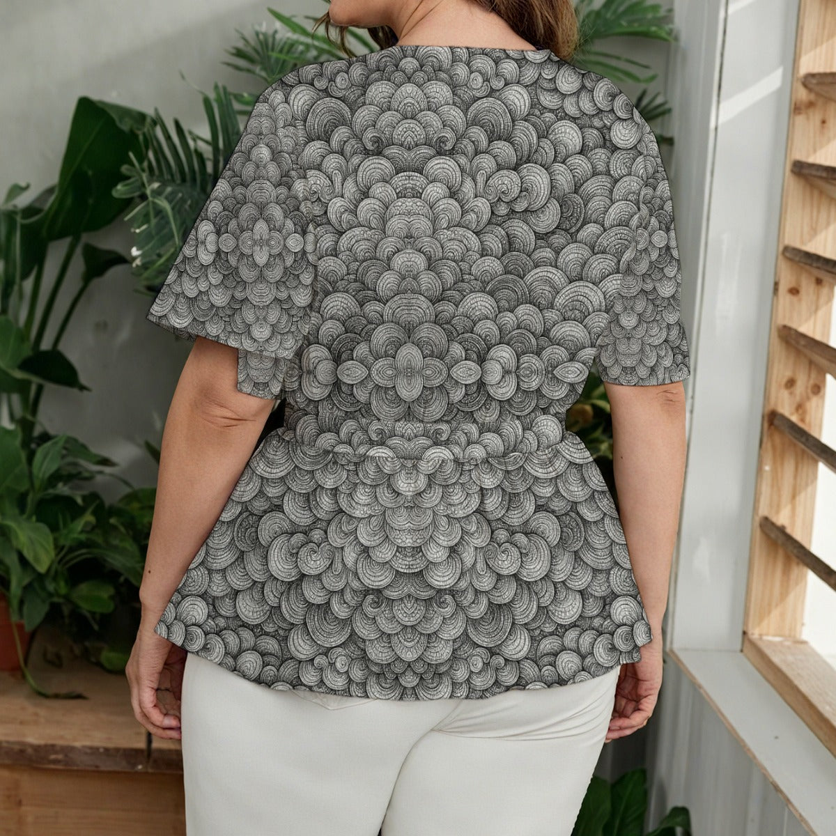Women's Wrap Blouse