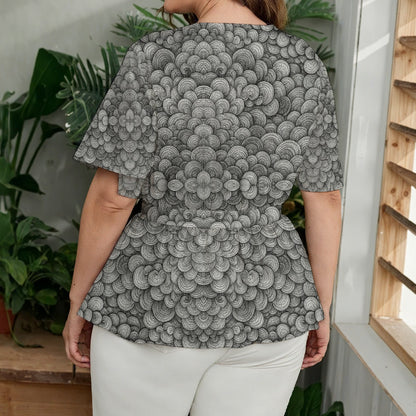 Women's Wrap Blouse
