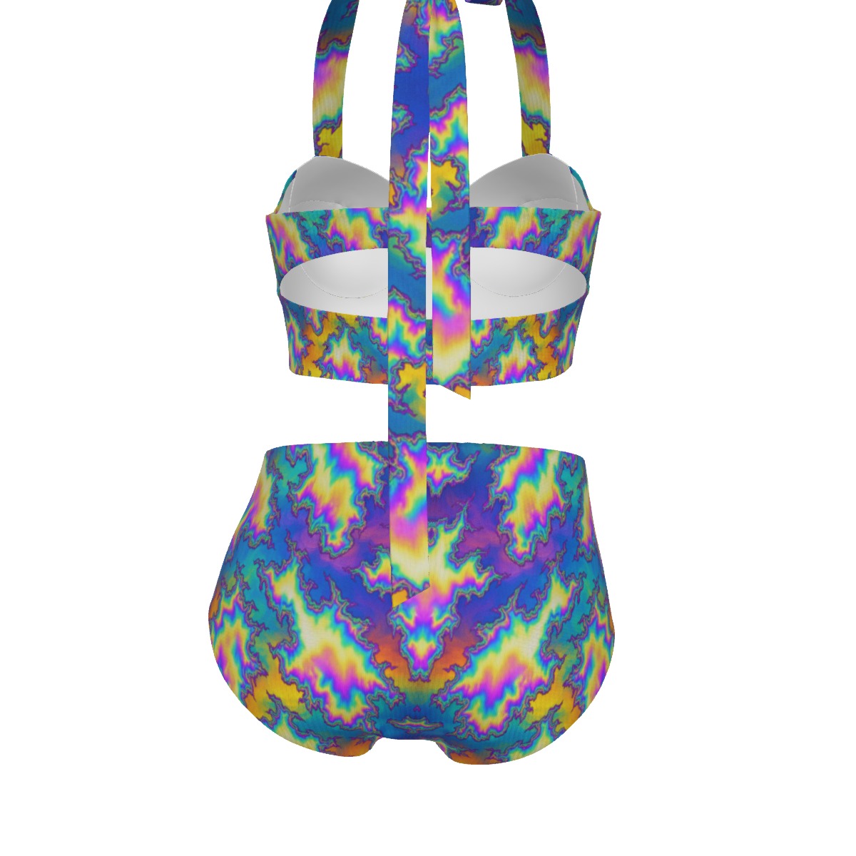 Women's Swimsuit Set With Halter