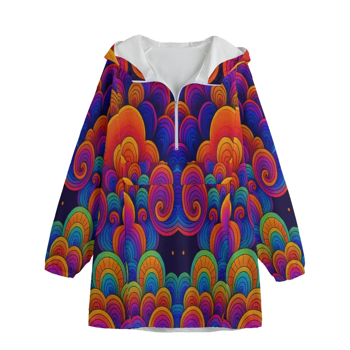 Unisex Windbreaker Long Jacket