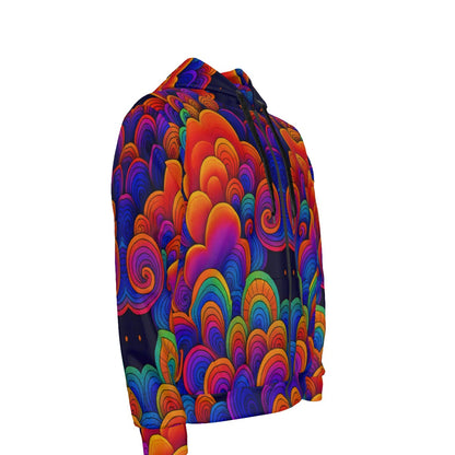 Unisex Zipper Hoodie With Black Lining