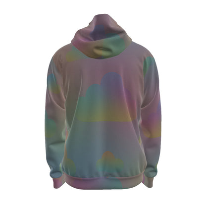 Unisex Zipper Hoodie With Black Lining