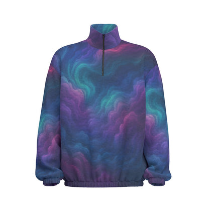 Unisex Turtleneck Zippered Sweatshirt