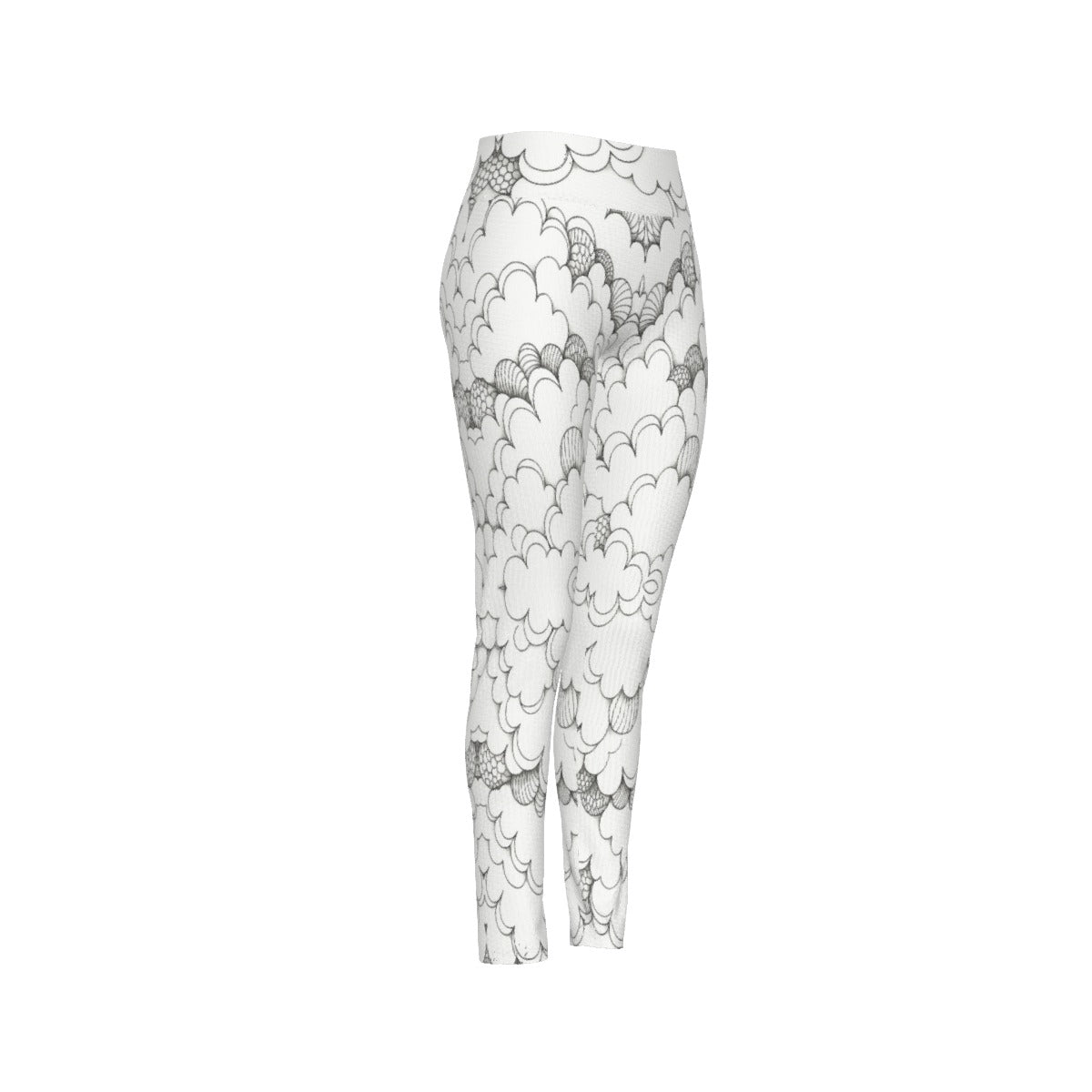 Women's High Waist Leggings | Side Stitch Closure