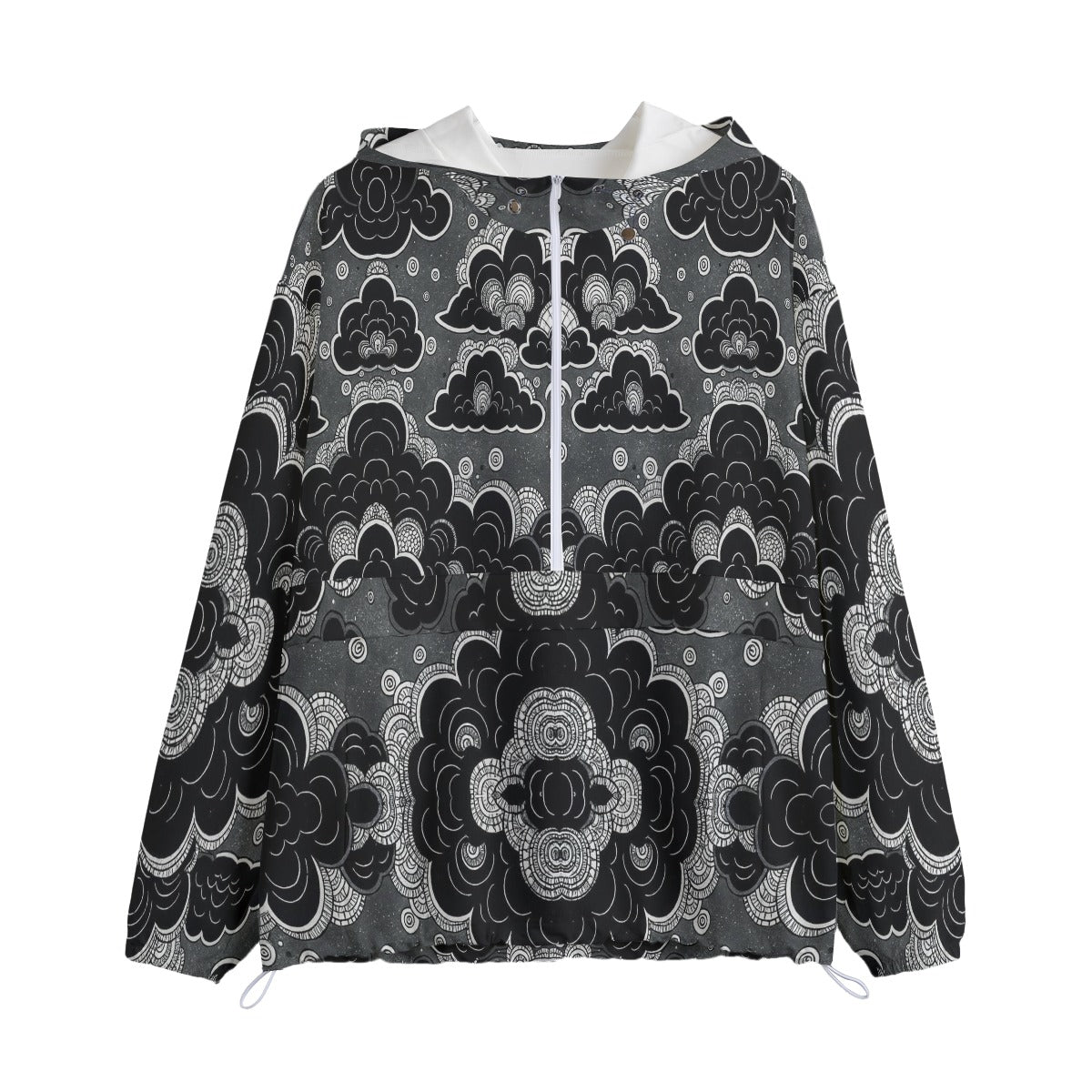 Unisex Pullover Jacket With Zipper Closure