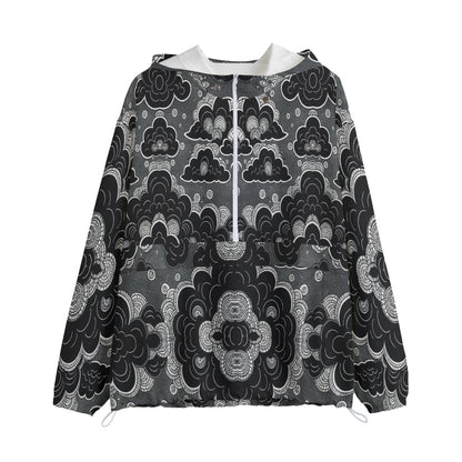 Unisex Pullover Jacket With Zipper Closure