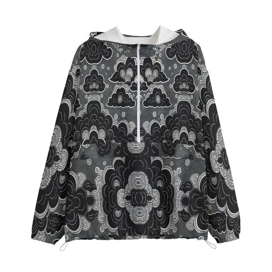 Unisex Pullover Jacket With Zipper Closure