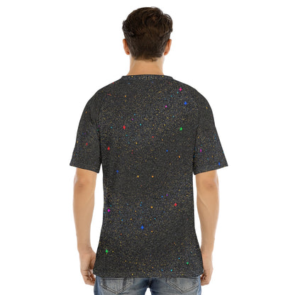 Men's Raglan Sleeve T-shirt With Button Closure