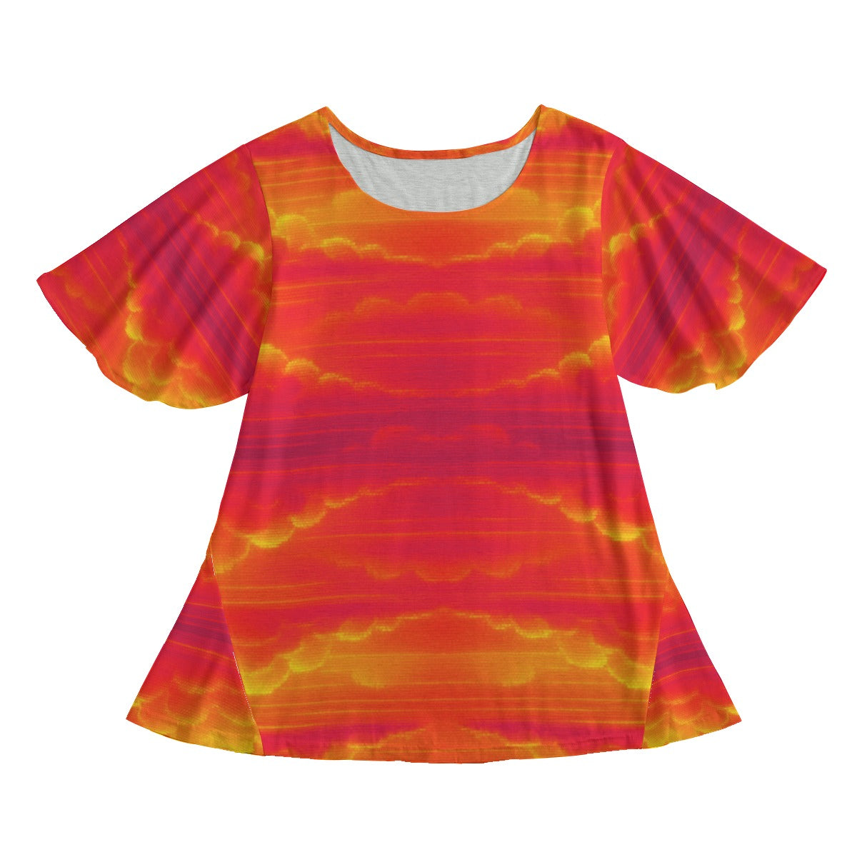 Women's Round Neck T-shirt With Short Sleeve