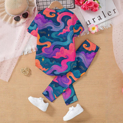 Kids' Casual Top and Pants Set