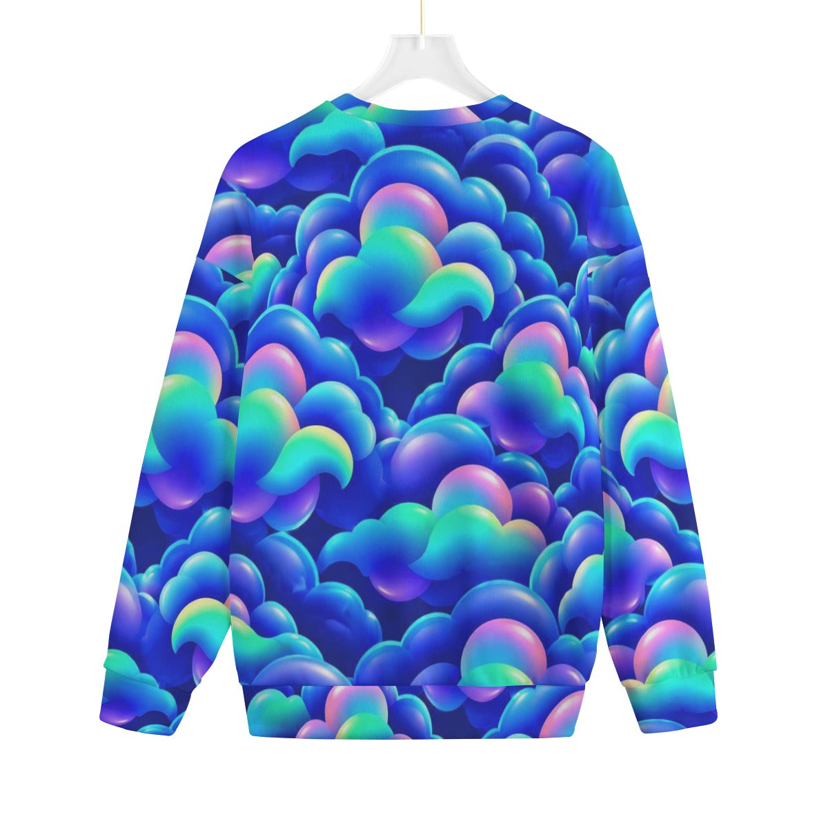 Unisex Drop-shoulder Knitted Fleece Sweater - view 2