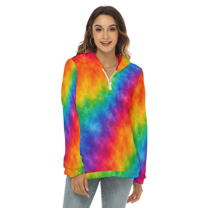 Women’s Borg-Fleece Half-Zip Hoodie - view 1