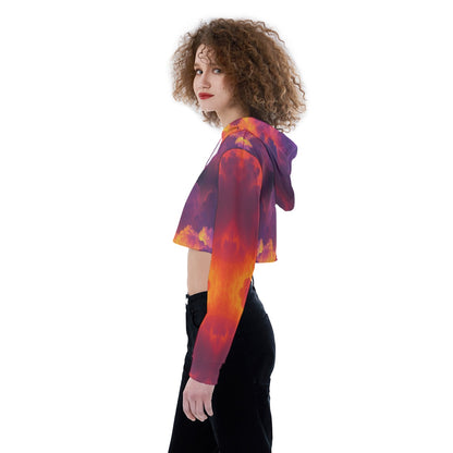 Women's Crop Top Hoodie