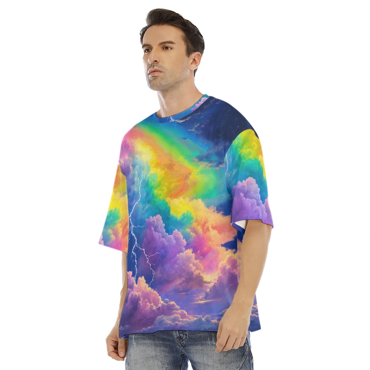 Men's Drop Shoulder T-shirt With Short Sleeve