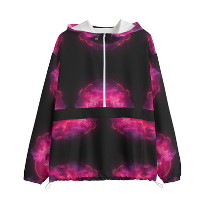 Unisex Pullover Jacket With Zipper Closure