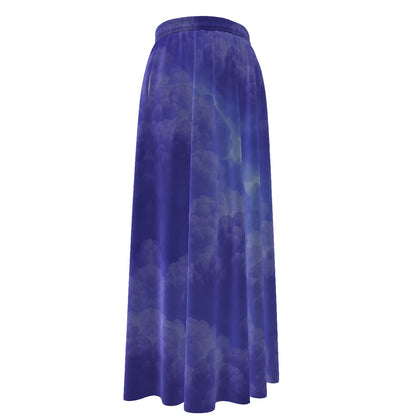 Women's Maxi Chiffon Skirts With Lining
