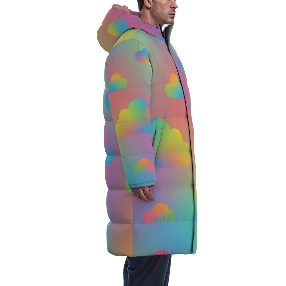 Unisex Long Down Jacket