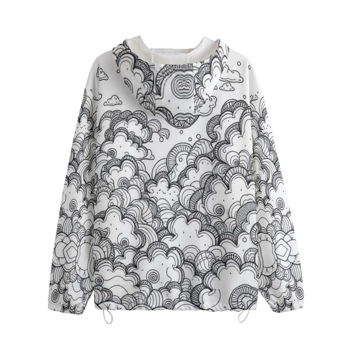 Unisex Pullover Jacket With Zipper Closure