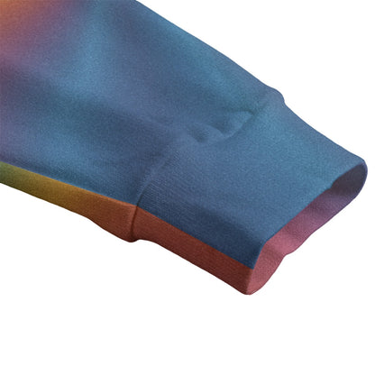 Unisex V-neck Knitted Fleece Cardigan With Button Closure