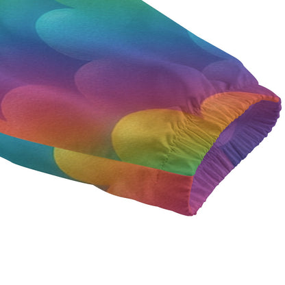 Unisex Pullover Jacket With Zipper Closure