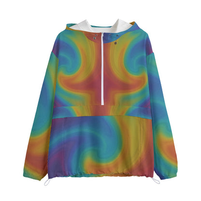 Unisex Pullover Jacket With Zipper Closure