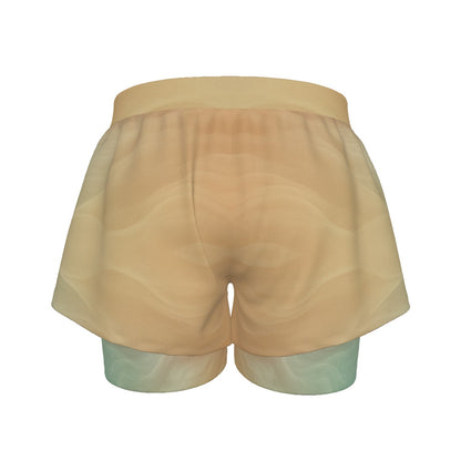 Unisex Sports Lined Shorts