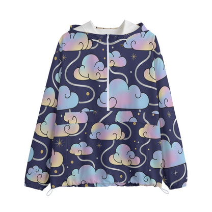Unisex Pullover Jacket With Zipper Closure
