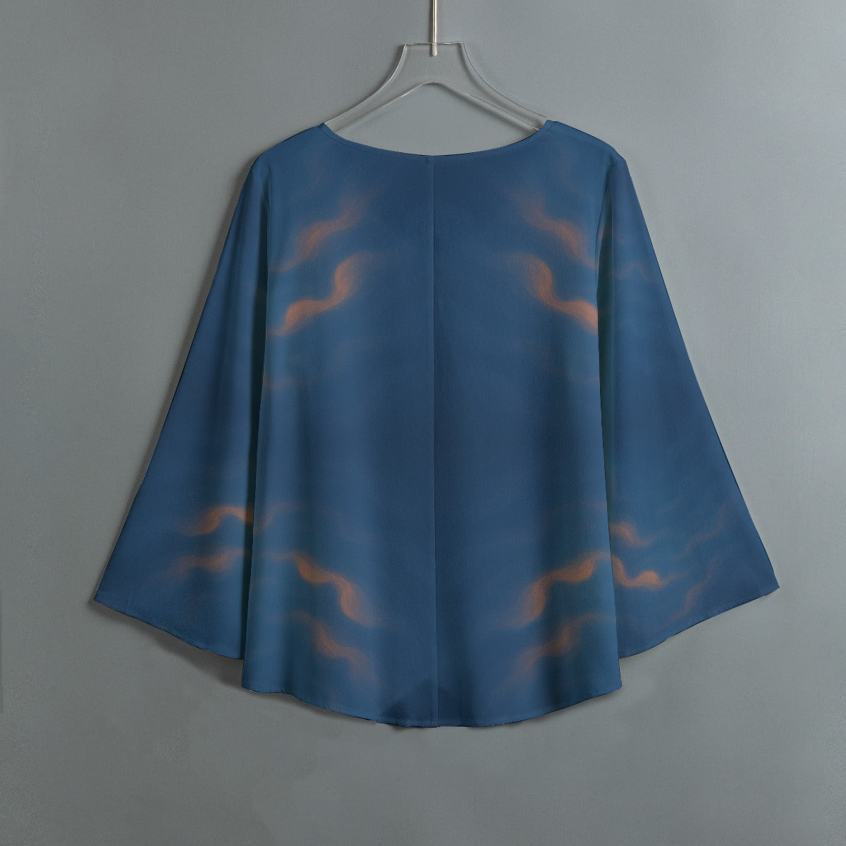 Women's V-neck T-shirt With Irregular Hem