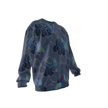 Men's Drop Shoulder Round Neck Long-Sleeved Sweatshirt