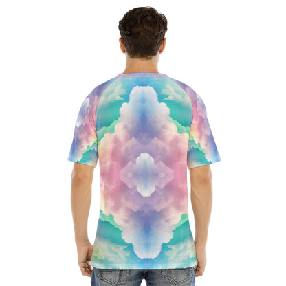 Men's Raglan Sleeve T-shirt With Button Closure