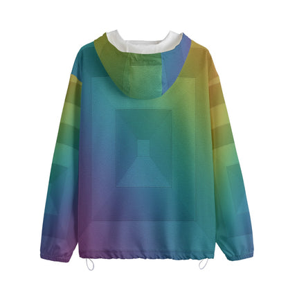 Unisex Pullover Jacket With Zipper Closure