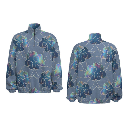 Unisex Turtleneck Zippered Sweatshirt