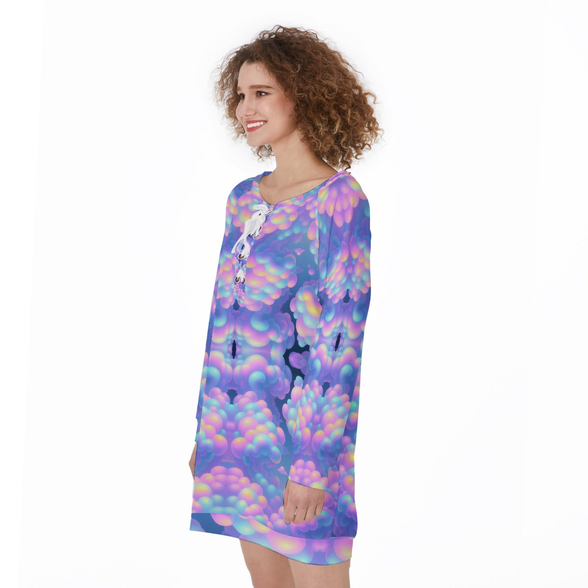 Women's Lace-Up Sweatshirt