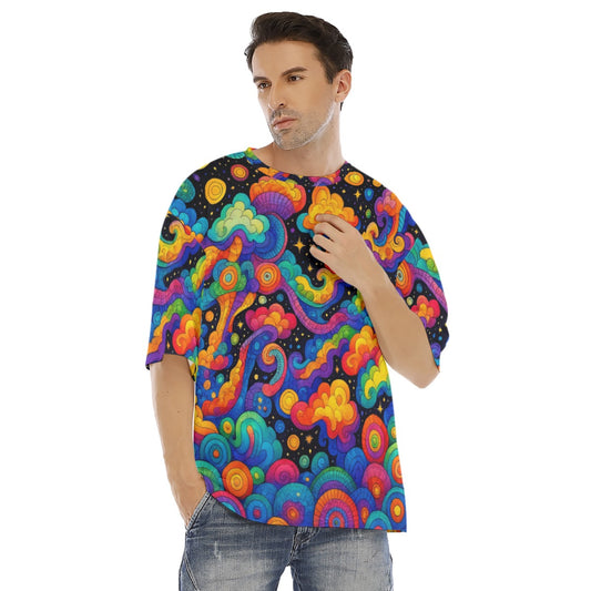 Men's Drop Shoulder T-shirt With Short Sleeve