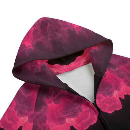 Unisex Kid's Zip Up Raglan Sleeve Hoodie | 310GSM Cotton