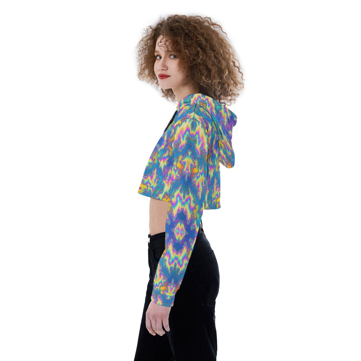 Women's Crop Top Hoodie