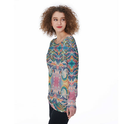 Women's Off-Shoulder Sweatshirt