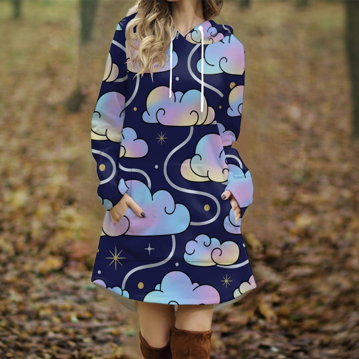 Women's Longline Hoodie Dress