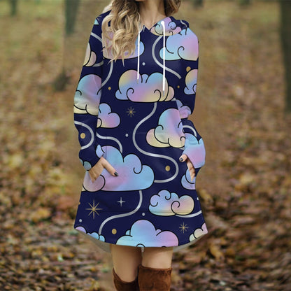 Women's Longline Hoodie Dress
