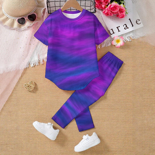 Unisex Kids' Casual Top and Pants Set