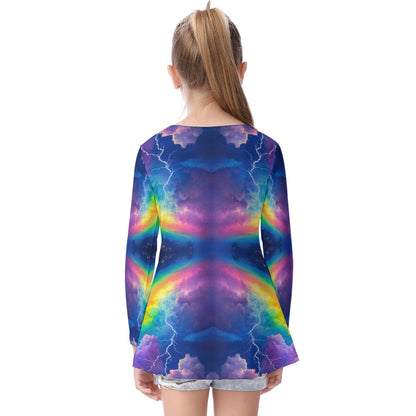 Unisex Kid's Long Sleeve O-neck T-shirt