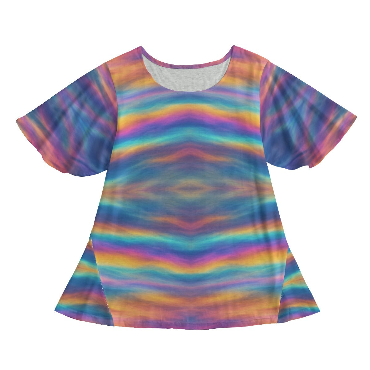 Women's Round Neck T-shirt With Short Sleeve