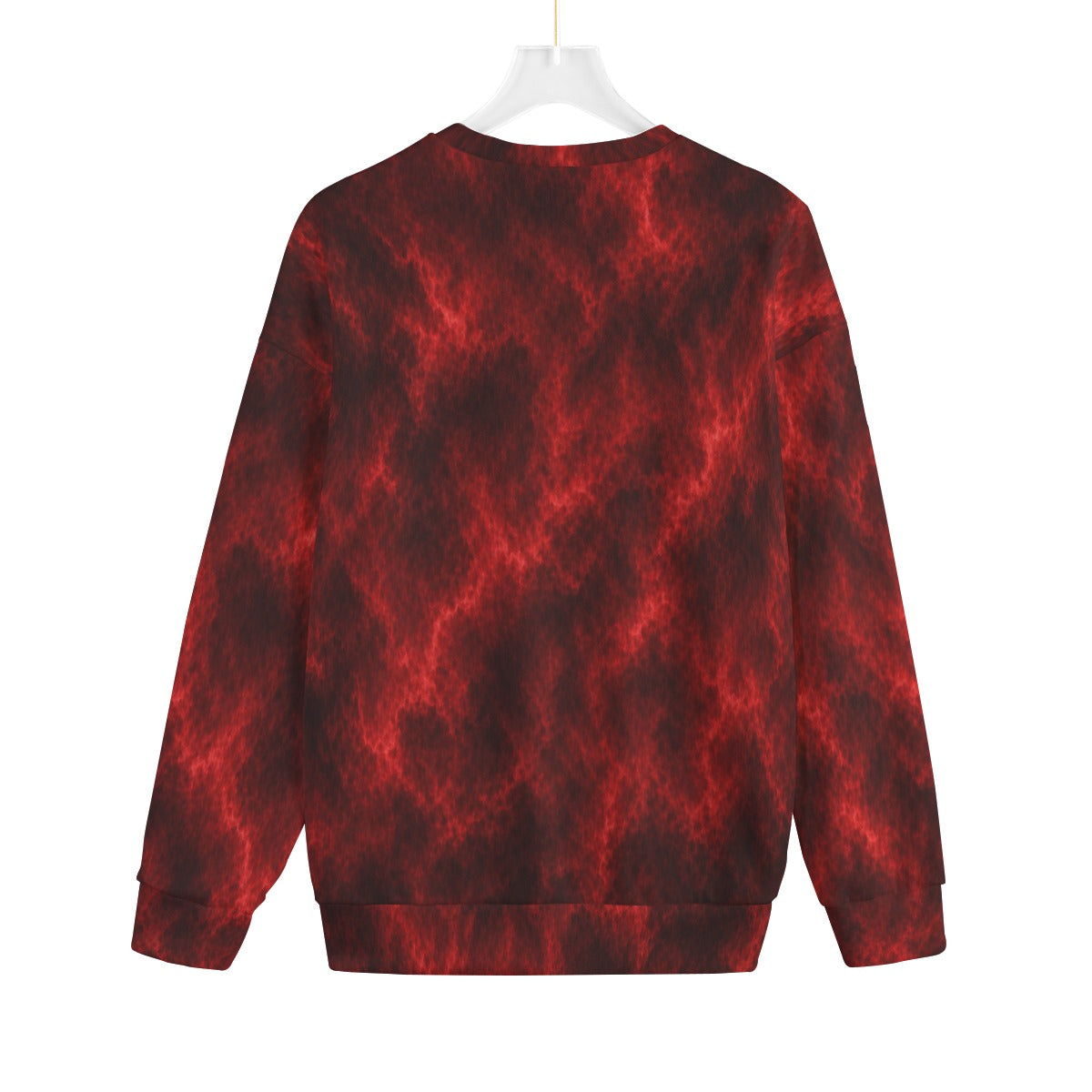 Unisex Drop-shoulder Knitted Fleece Sweater - view 2