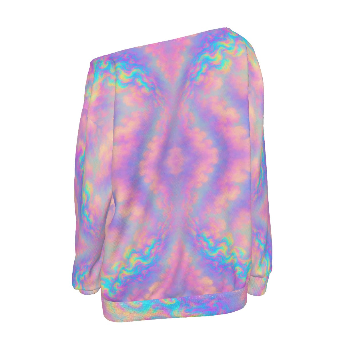 Women's Off-Shoulder Sweatshirt