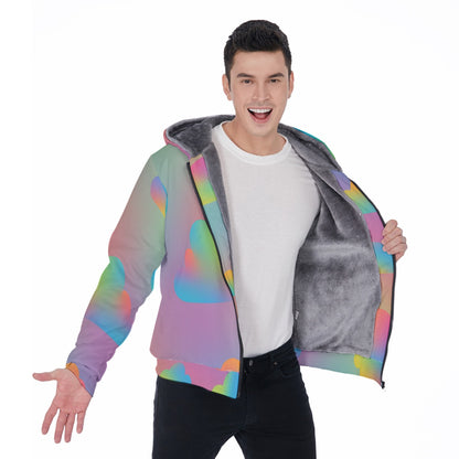 Men's Sherpa Fleece Zip Up Hoodie